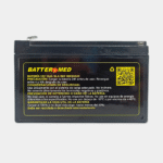 Batería 12V 12Ah, SLA vista frontal