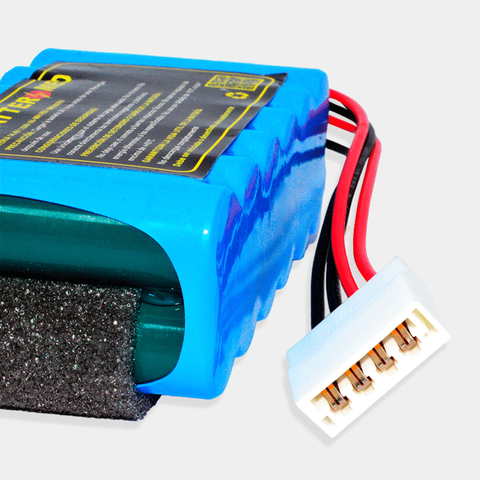Batería Para Burdick Atria 14.4V 1.6Ah Ni-MH. Ref BM36053 vista conector