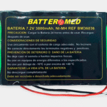 Batería Para Cas Medical 7.2V 3.8Ah Ni-MH. Ref BM36036 vista especificaciones