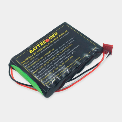 Batería Para Cas Medical 7.2V 3.8Ah Ni-MH. Ref BM36036 vista lateral