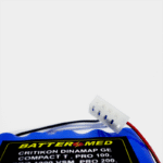 Batería Para GE 12V 7600mAh Ni-MH. Ref BM35106-I vista conector