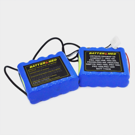 Batería Para GE 12V 7600mAh Ni-MH. Ref BM35106-I vista diagonal