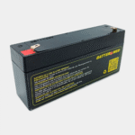 Batería Para GE Dinamap 6V 3.5 Ah, SLA vista diagonal derecha