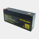 Batería Para GE Dinamap 6V 3.5 Ah, SLA vista diagonal izquierda