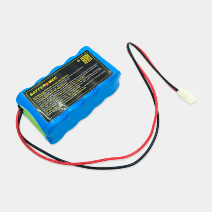 Bateria para Biocare 12V 2000mAh vista diagonal izquierda