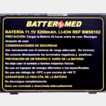 Batería para Biolight 11.1V 5200mAh vistaespecificaciones