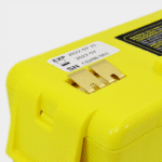 Bateria para Cardiac Science 12V 7.5Ah Li-SO2. Ref BM9146-2 vista conector izquierdo