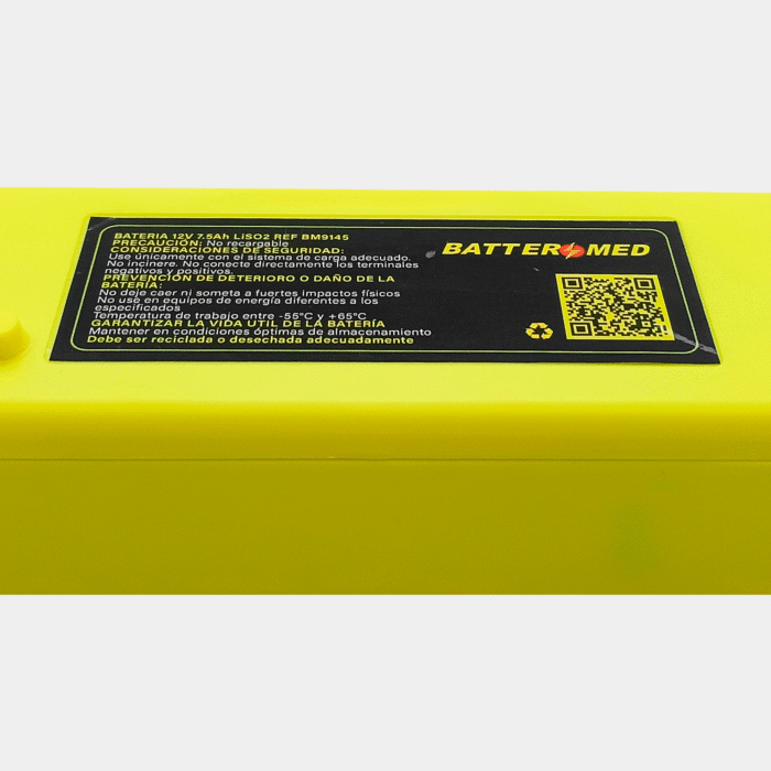 Bateria para Cardiac Science 12V 7.5Ah vista especificaciones