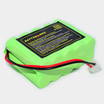 Bateria para Cardioline 12V 2000mAh vista lateral