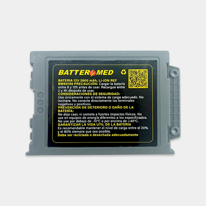 Batería para Comen 12V 2600mAh Li-Ion vista frontal