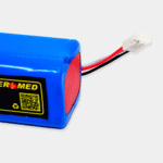 Bateria para Fukuda 9.6V 2000mAh vista conector