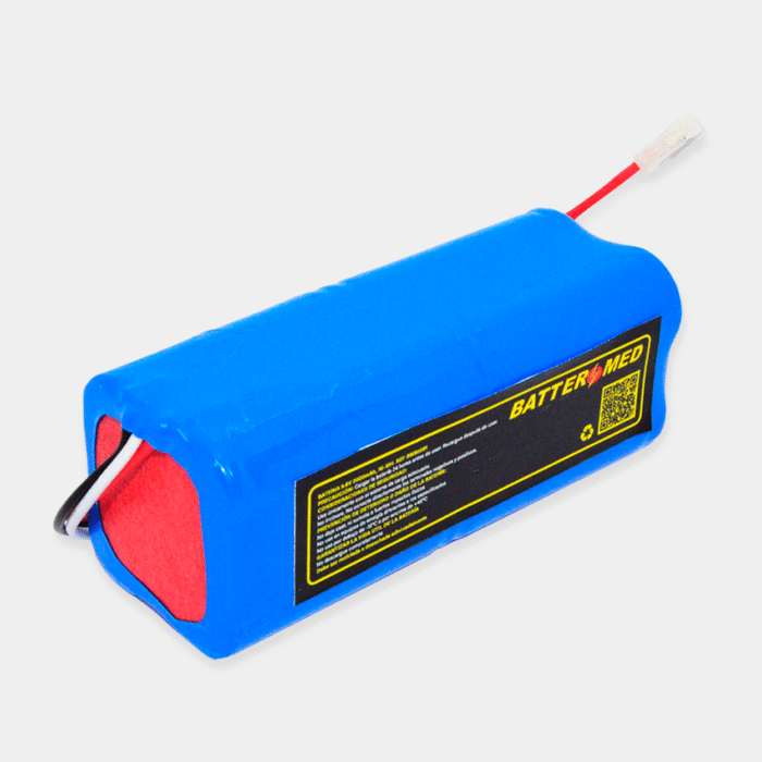 Bateria para Fukuda 9.6V 2000mAh vista lateral