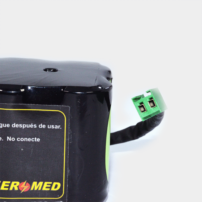 Bateria para GE 12V 4000mAh Ni-MH. Ref BM50076 vista conector