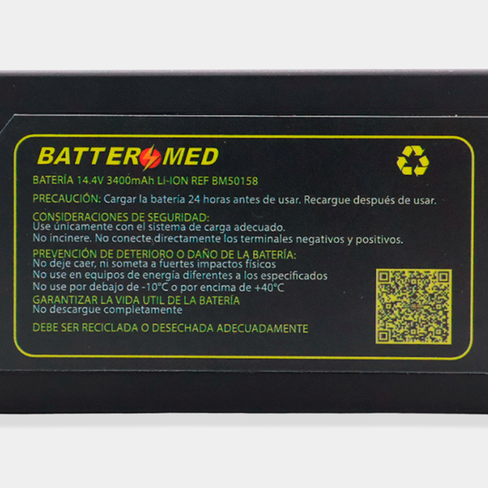 Batería para GE 14.4V 3400mAh vista especificaciones