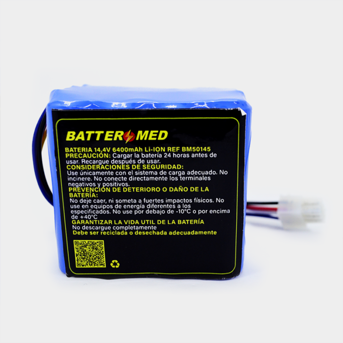 Batería para IMT Medical 14.4V 6400mAh vista frontal