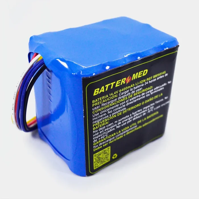 Batería para IMT Medical 14.4V 6400mAh vista lateral