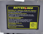 Batería para Innomed Medical 12V 3.0Ah, Ni-MH vista especificaciones