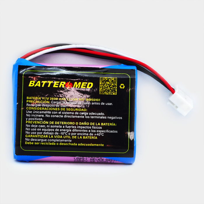 Batería para Mindray 11.1V 2600mAh vista frontal