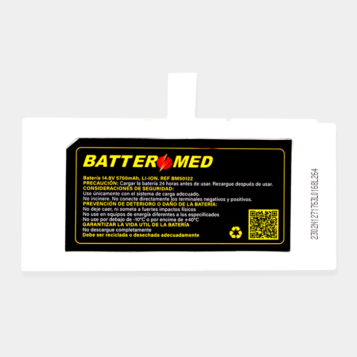 Batería para Mindray 14.8V 5700mAh vista frontal