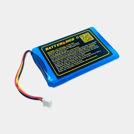 Batería para Mir Spirodoc 3.7V 1150mAh vista diagonal izquierda