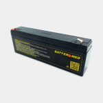 Bateria para Mortara 12V 2.3 Ah vista diagonal derecha