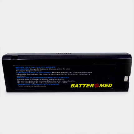 Bateria para Nihon Kohden 12V 2.3Ah, SLA. Ref BM50060 vista frontal