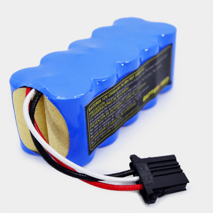 Bateria para Nihon Kohden 12V 2800mAh, Ni-MH. Ref BM06262 vista diagonal