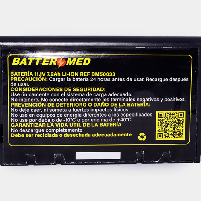 Batería para Philips 11.1V 7.2Ah vista especificaciones