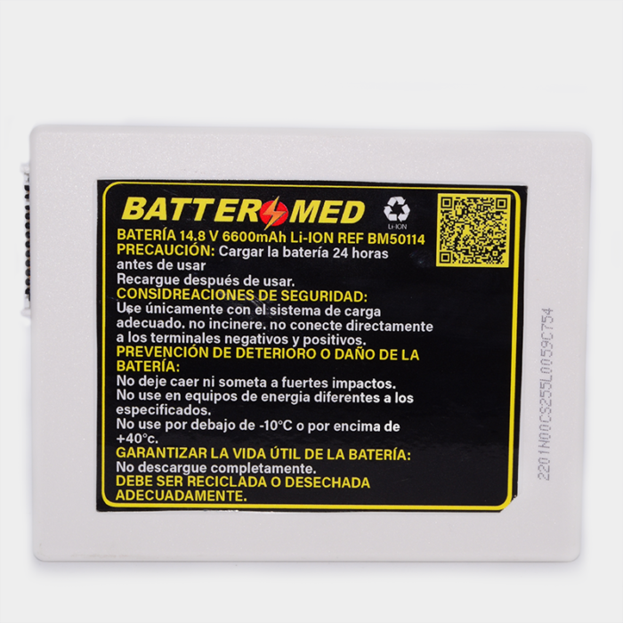 Batería para Philips Heartstart 14.8V 6600mAh vista frontal
