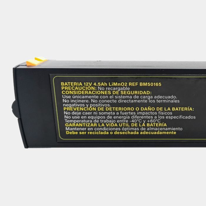 Bateria para Physio control 12V 4.5Ah vista especificaciones