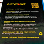 Bateria para Puritan Bennett 24V 7Ah vista especificaciones