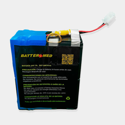 Bateria para Puritan Bennett 24V 7Ah vista frontal