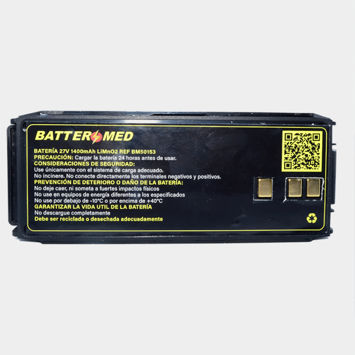 Bateria para Saverone 27V 1400mAh vista frontal