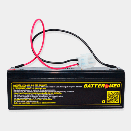 Bateria para Schiller 12V 2.3Ah SLA vista frontal