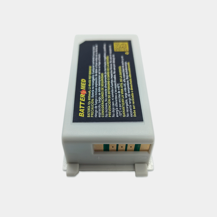 Batería para Schiller 12v 800mah vista conector