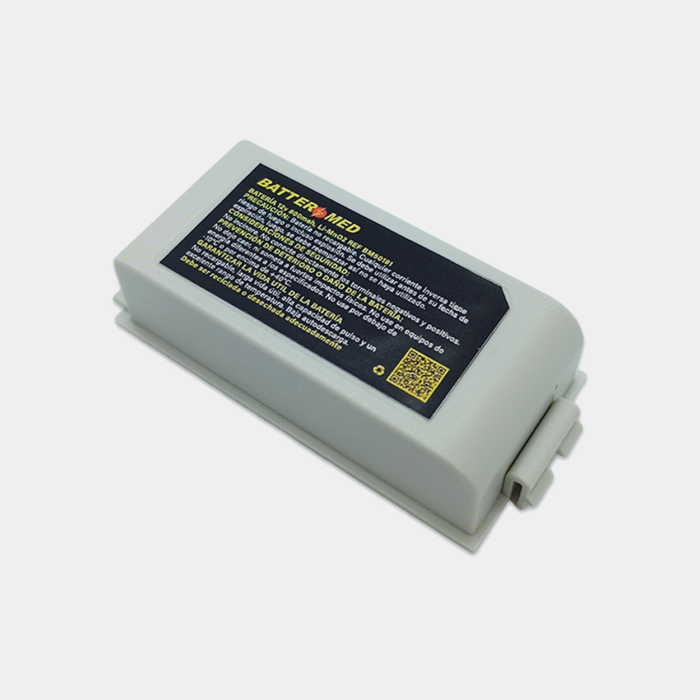 Batería para Schiller 12v 800mah vista diagonal