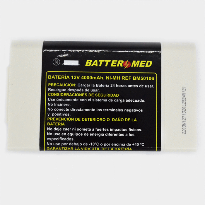 Bateria para Siemens 12V 4000mAh, Ni-MH. Ref BM50106 vista frontal