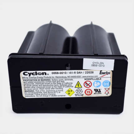 Bateria para Ventilador SLE 4V 8,0Ah SLA. Ref 0859-0010 vista frontal