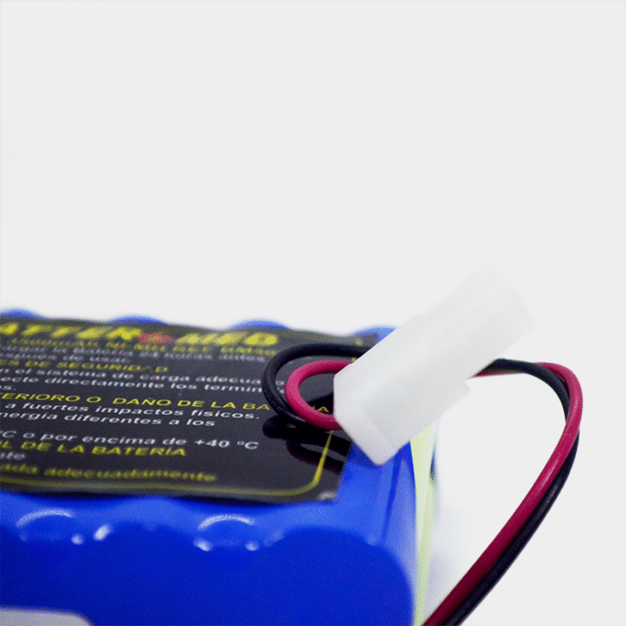 Bateria para Viasys Healthcare 12V 3500mAh Ni-MH. Ref BM50080 vista conector