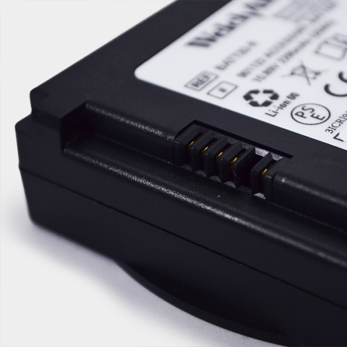 Batería para Welch Allyn 11.1V 2000mAh vista conectores