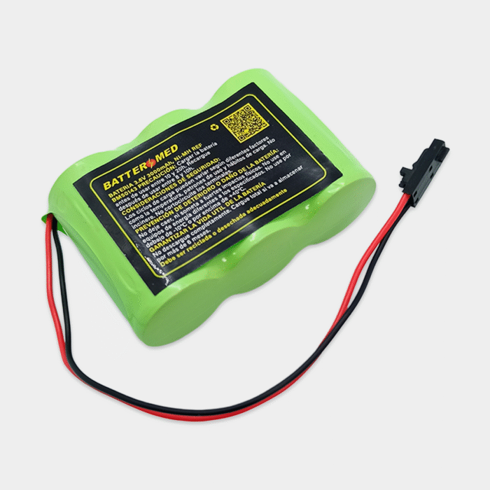 Batería para Welch Allyn 3.6V 3000mAh, NI-MH vista diagonal