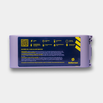 Batería para Zoll 10V 2.5Ah, SLA. Ref BM10720 Frontal