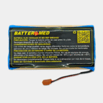 Batería para bomba de infusión 10.8V 3000mAh, NI-MH vista frontal