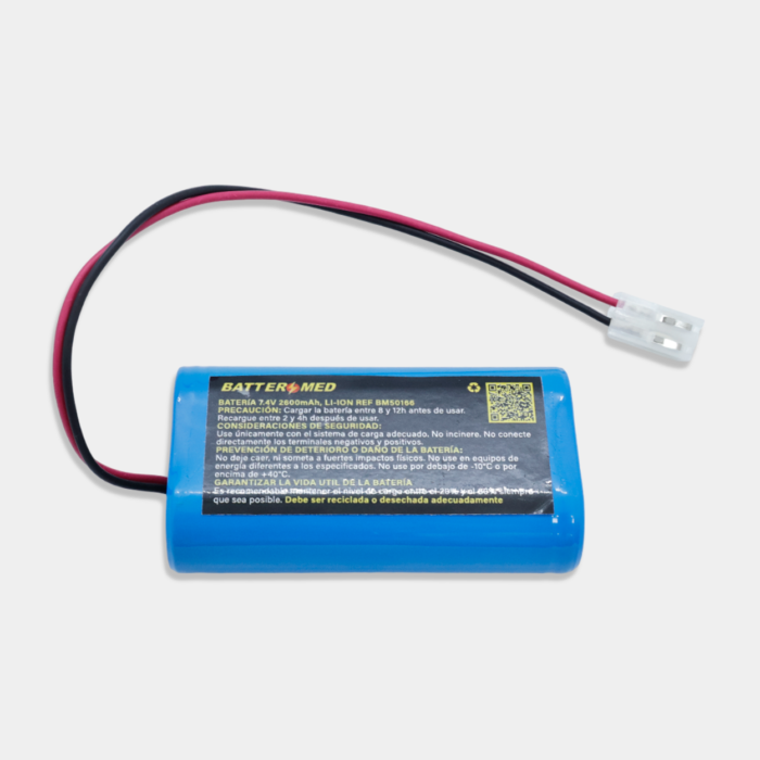 Batería para bomba de infusión Mindray 7.4V vista frontal
