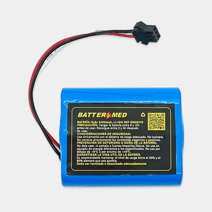 Batería para comen 10.8v 3400mah LI-ION vista frontal