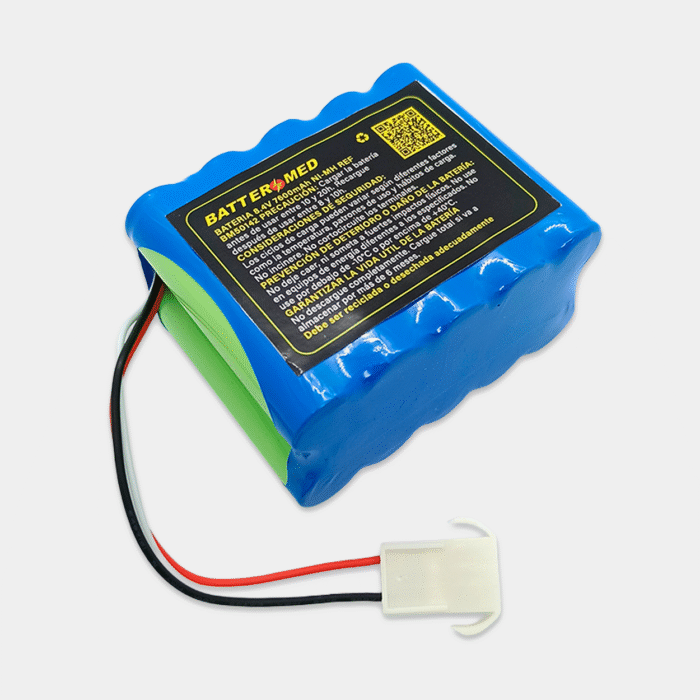 Batería para mediana 8.4V 7600mAh, NI-MH vista lateral