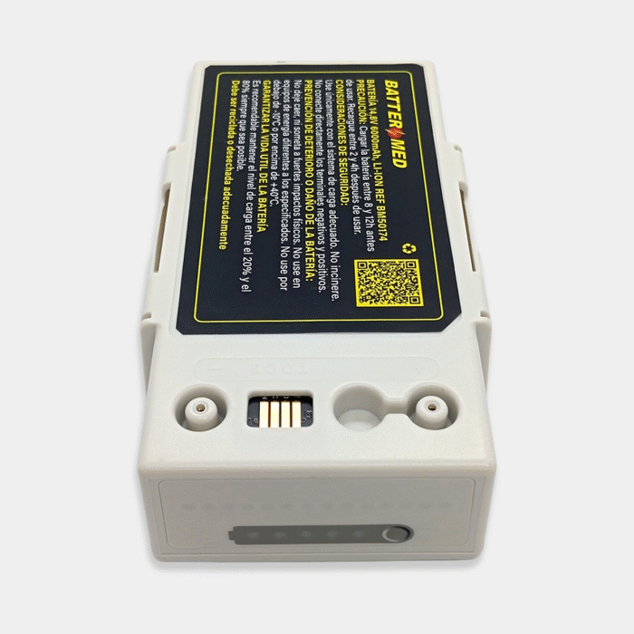 Batería para phillips 14.8V 6000mAh LI-ION vista lateral