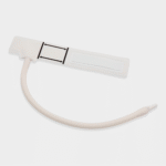 Brazalete desechable neonato de una via vista lateral