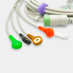 Cable De ECG 5 Leads Para Creative Pieza Completa. Conectores