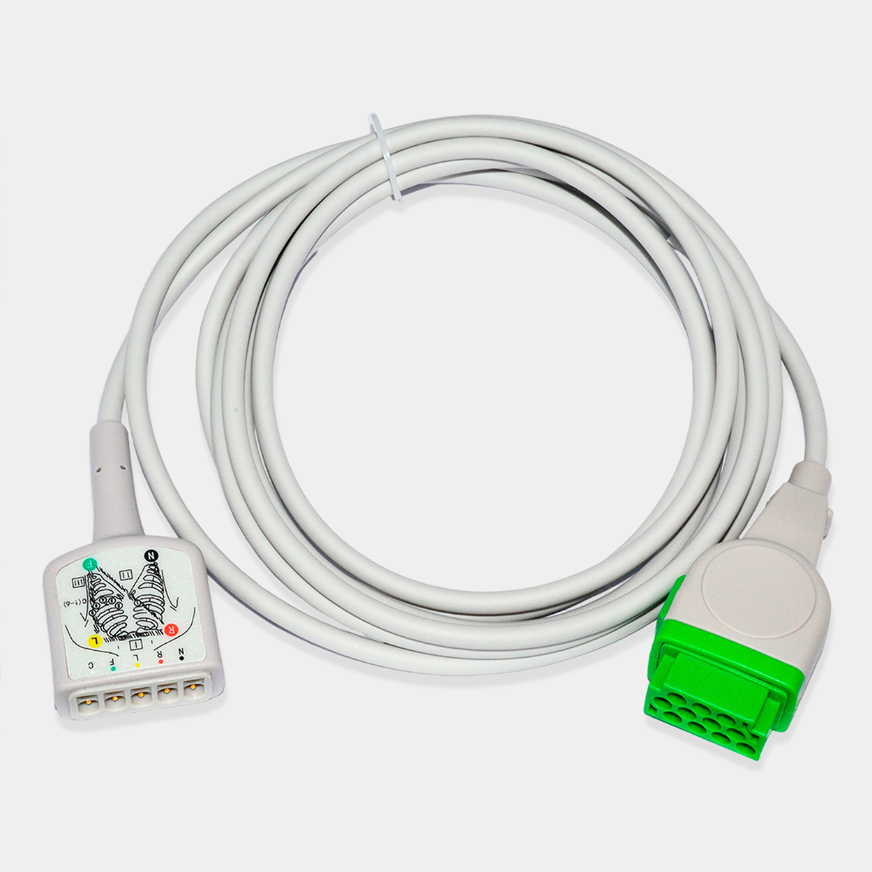 Cable De Ecg De 5 Leads, cenital